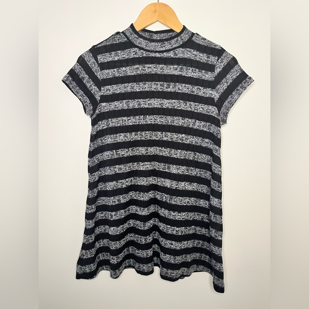 Pink Rose Striped Top